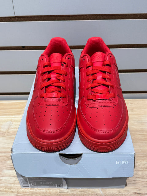 Nike Air Force 1 Low LV8 University Red (GS) Sz 6.5Y/8W