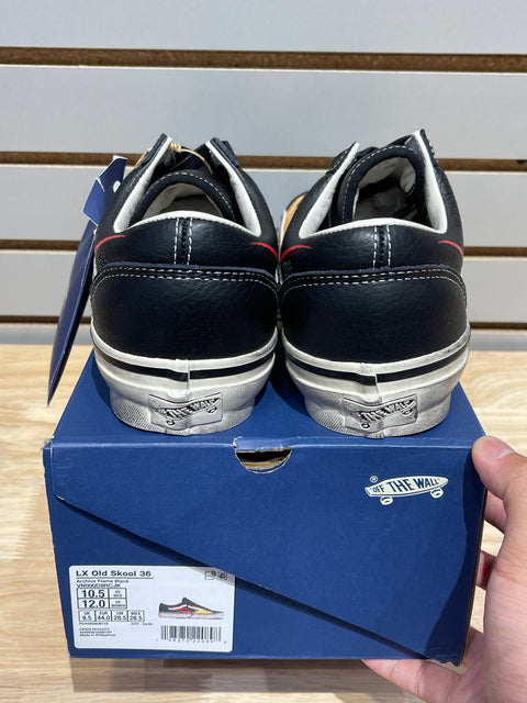 Vans LX Old Skool Archive Flame Black Sz 10.5