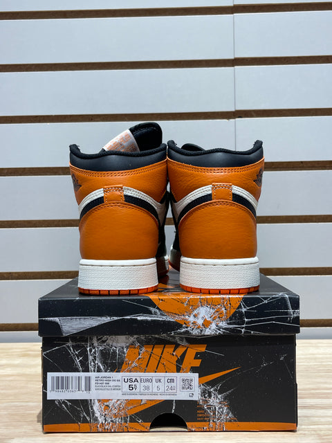 Jordan 1 Retro High OG Shattered Backboard (2025) (GS) Sz 5.5Y