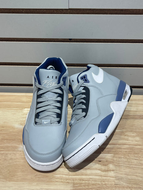 Nike Flight Legacy Wolf Grey Mystic Navy Sz 10