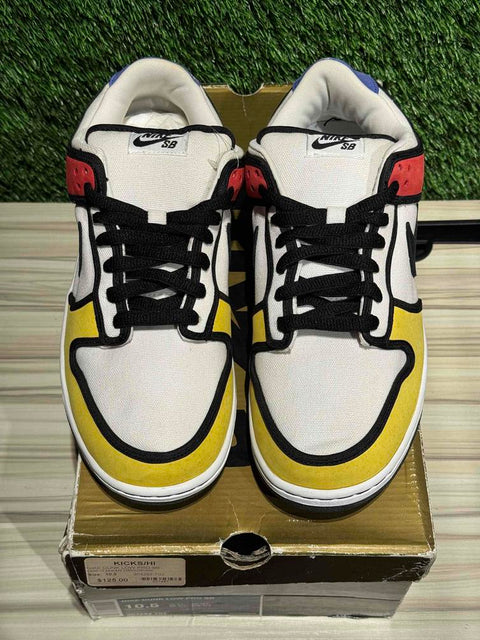 Nike SB Dunk Low Piet Mondrian Sz 10.5M