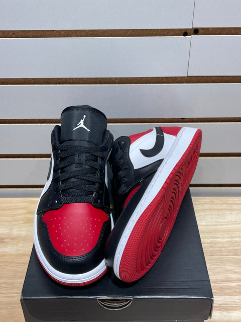 Jordan 1 Low Bred Toe Sz 10