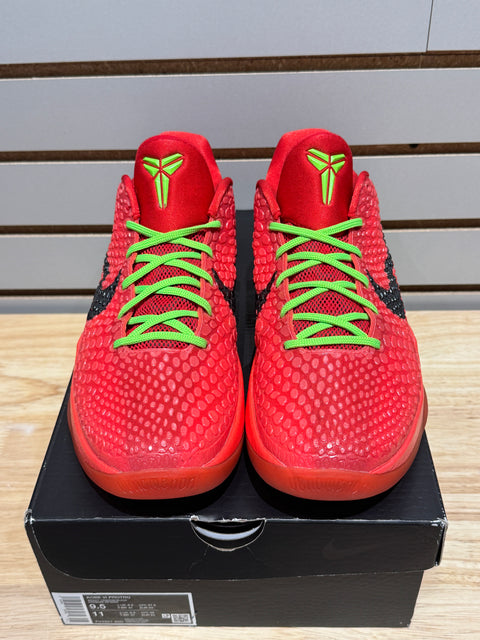 Nike Kobe 6 Protro Reverse Grinch Sz 9.5