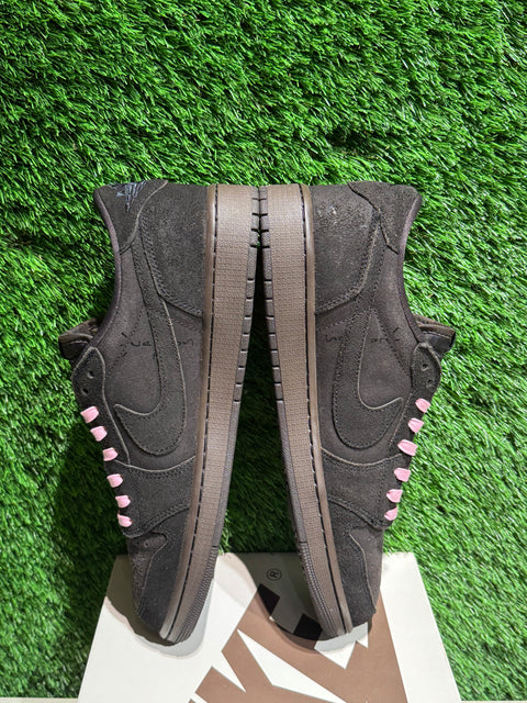 Jordan 1 Retro Low OG SP Travis Scott Velvet Brown Sz 12M