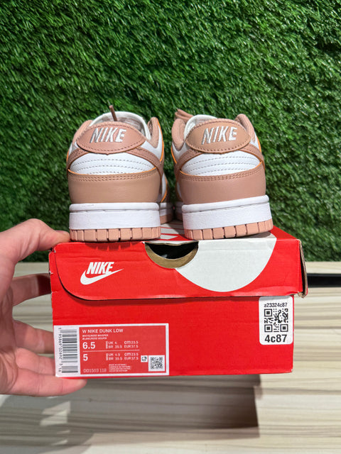 Nike Dunk Low Rose Whisper (Women's) Sz 5M.