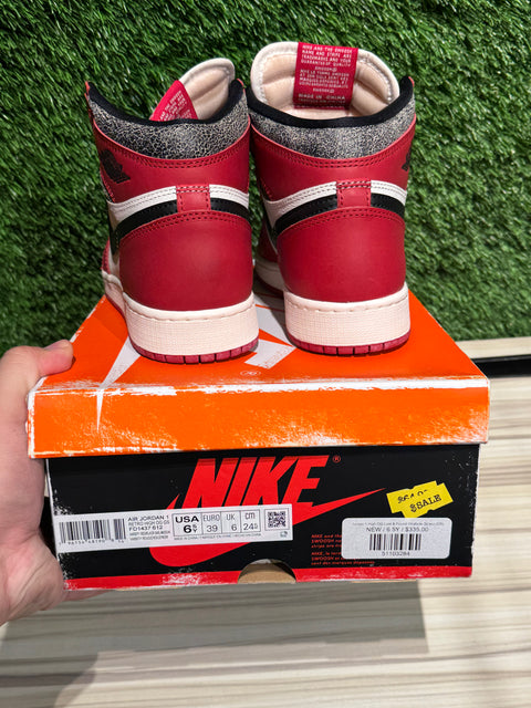 Jordan 1 Retro High OG Chicago Lost and Found (GS) Sz 6.5Y