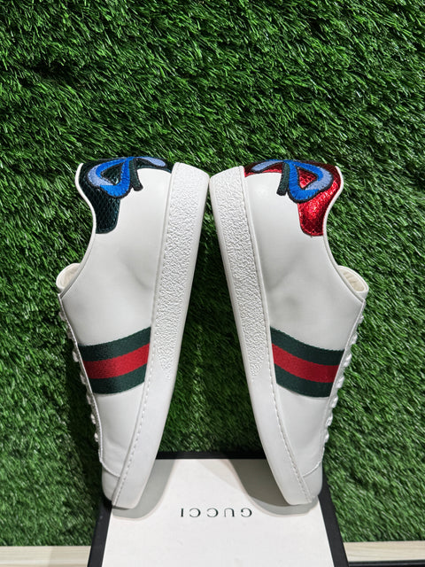 Gucci Ace Embroidered Floral Sz 41 (8M/9.5W)