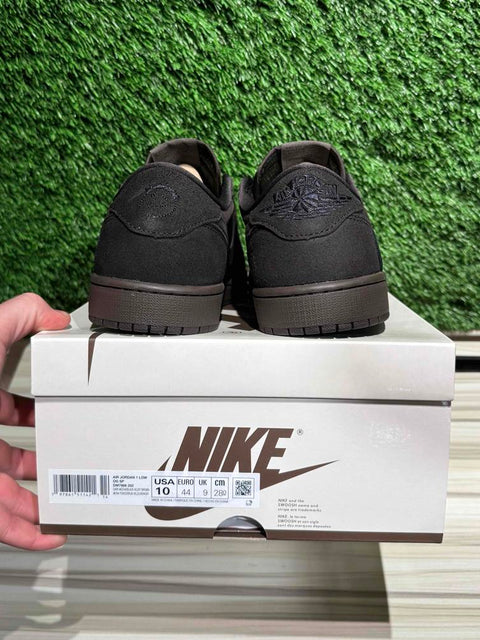 Jordan 1 Retro Low OG SP Travis Scott Velvet Brown Sz 10M.,.,
