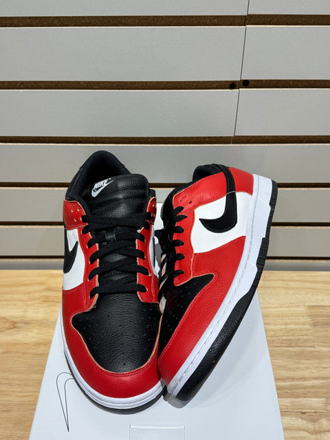 Nike ID Dunk Low Red Black White Sz 14