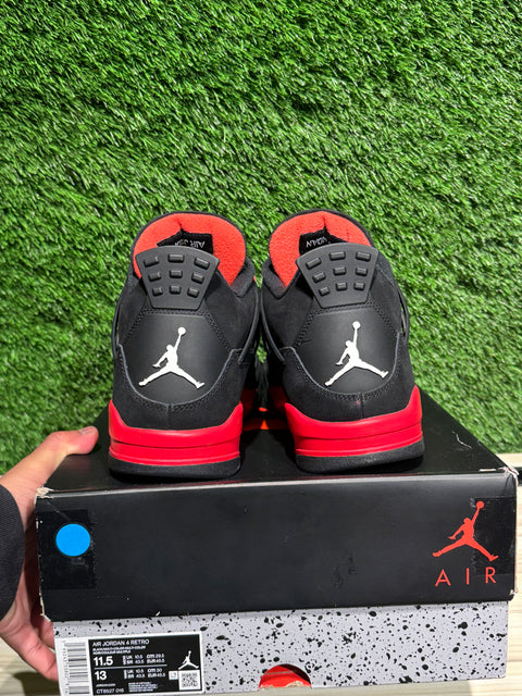 Jordan 4 Retro Red Thunder Sz 11.5M