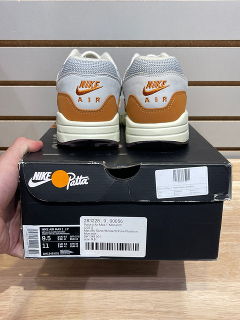 Nike Air Max 1 Patta Waves Monarch (without Bracelet) Sz 9.5M