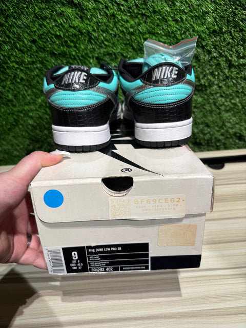 Nike SB Dunk Low Diamond Supply Co. Sz 9