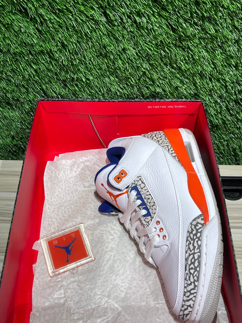 Jordan 3 Retro Knicks Sz 8.5M
