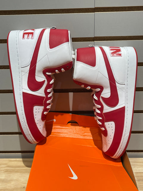 Nike Terminator High University Red White Sz 13