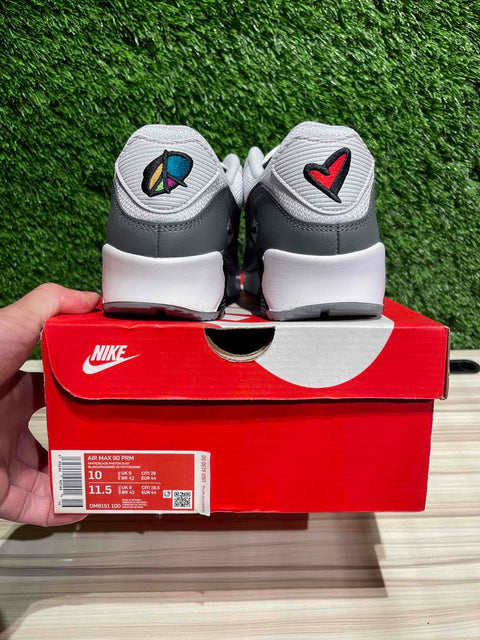 Nike Air Max 90 Essential Peace, Love, Swoosh Sz 10M