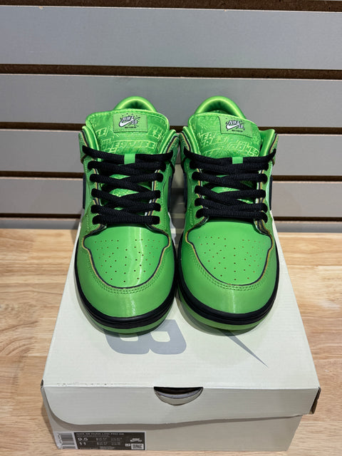 Nike SB Dunk Low The Powerpuff Girls Buttercup Sz 9.5