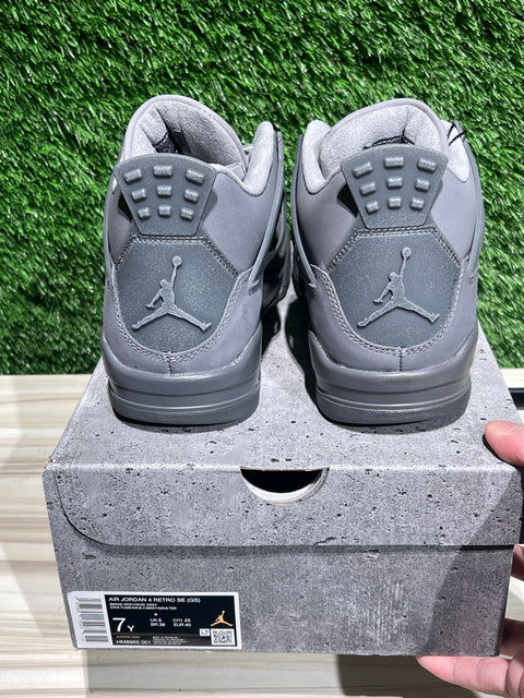 Jordan 4 Retro SE Paris Olympics Wet Cement (GS) Sz 7Y