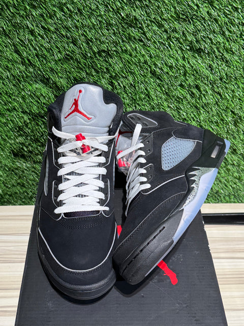 Jordan 5 Retro OG Black Metallic Reimagined Sz 8M