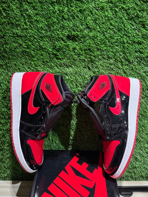 Jordan 1 Retro High OG Patent Bred (GS) Sz 7Y
