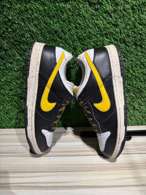 Nike Dunk Low CL Black Varsity Maize White Sz 10.5