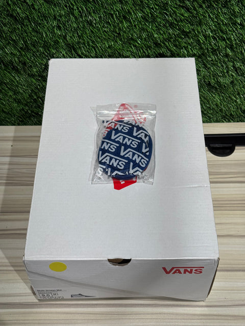 Vans Skate Grosso Mid Supreme Monogram S Logo Royal Sz 9M