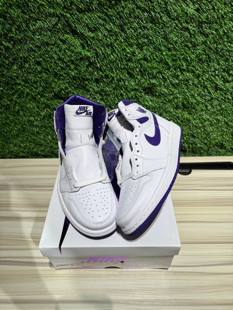 Jordan 1 Retro High Court Purple (Women's) Sz 6M