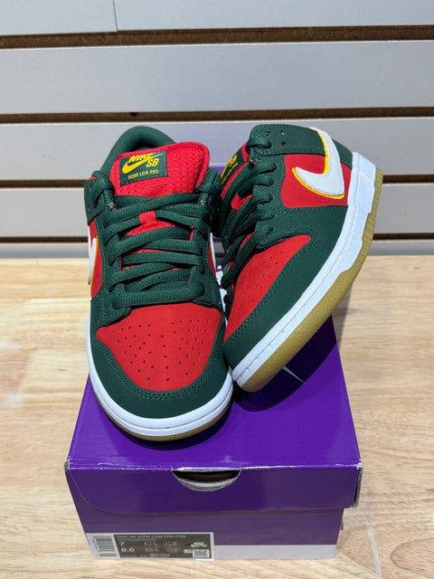 Nike SB Dunk Low Pro PRM Seattle Supersonics Sz 7