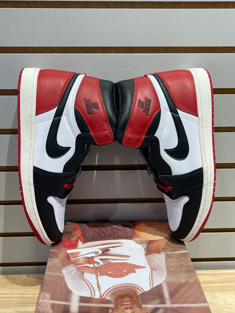 Jordan 1 Retro High OG Black Toe Reimagined Sz 13