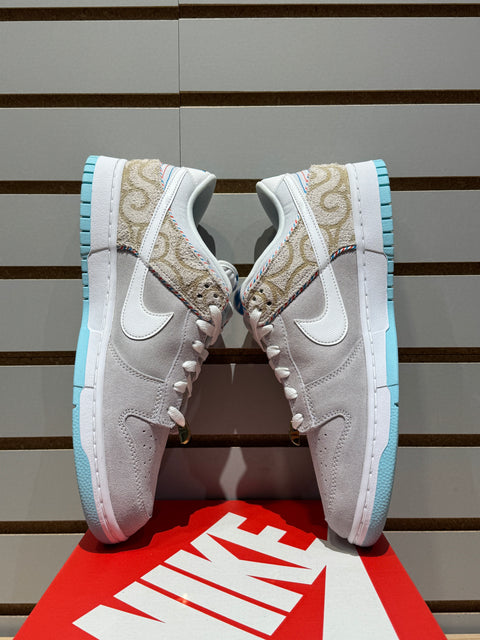 Nike Dunk Low SE Barber Shop Grey Sz 11