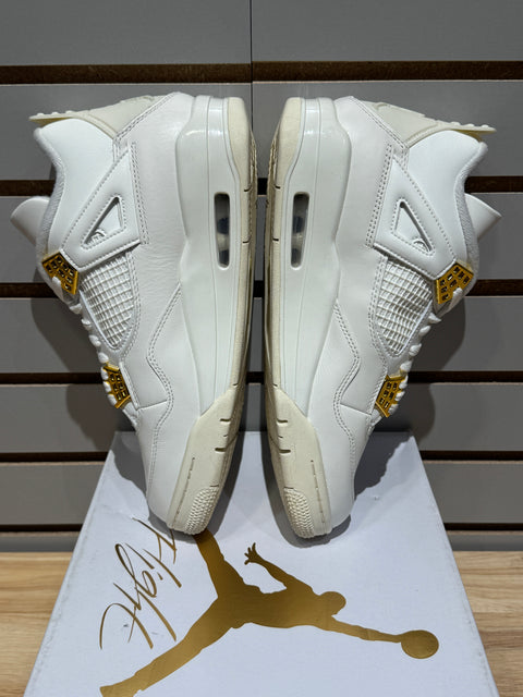 Jordan 4 Retro Metallic Gold (Women's) Sz 9M/10.5W