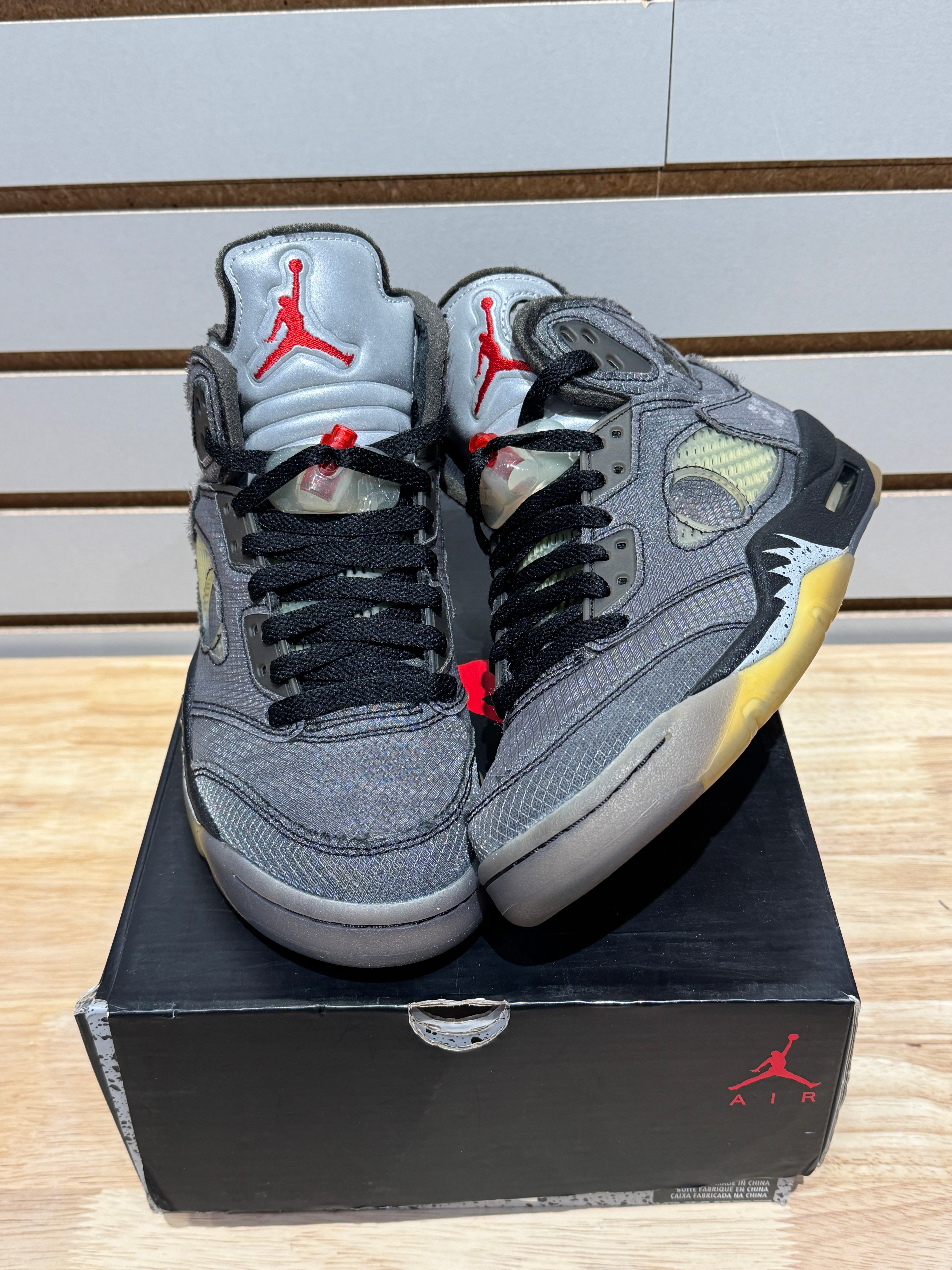 Jordan 5 Retro Off-White Muslin Sz 5M – Sneak City