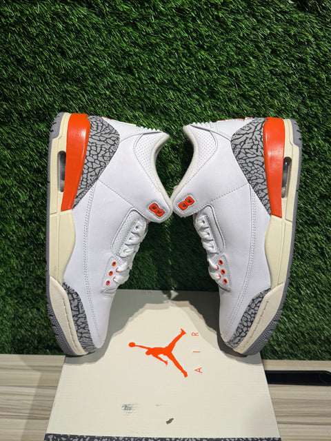 Jordan 3 Retro Georgia Peach (Women's) Sz 9M