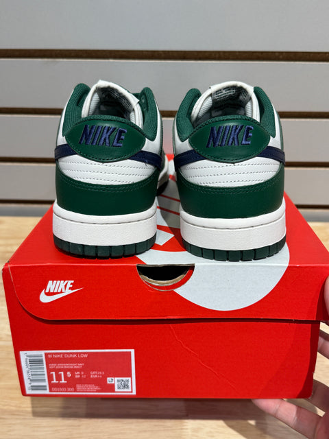 Nike Dunk Low Retro Gorge Green Midnight Navy (Women's) Sz 10M