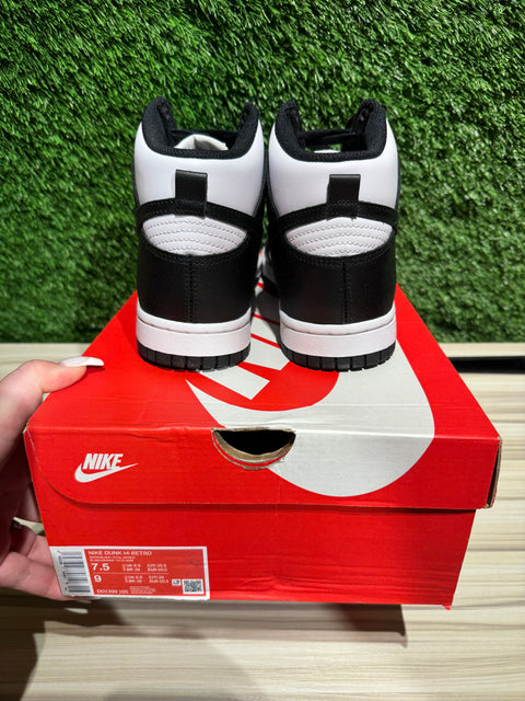 Nike Dunk High Panda Black White (2021/2024) Sz 7.5M
