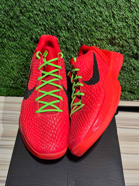 Nike Kobe 6 Protro Reverse Grinch Sz 14M.