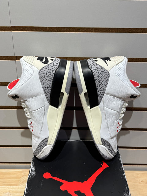 Jordan 3 Retro White Cement Reimagined Sz 10.5