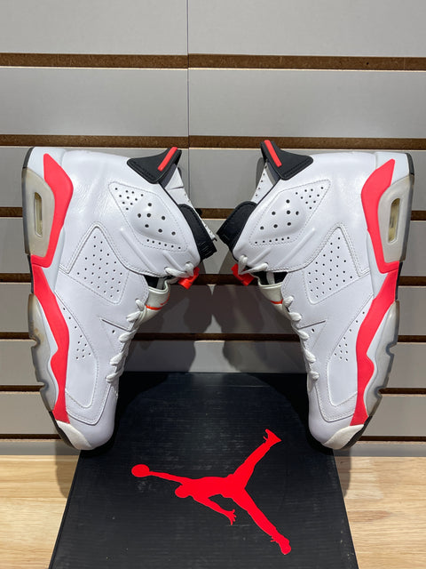 Jordan 6 Retro Infrared White (2014) Sz 9.5
