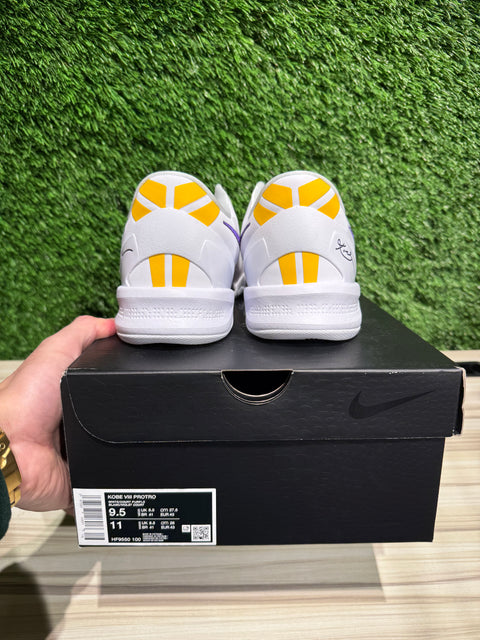Nike Kobe 8 Protro Lakers Home Sz 9.5