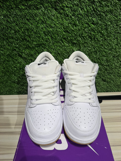 Nike SB Dunk Low Pro White Gum Sz 13