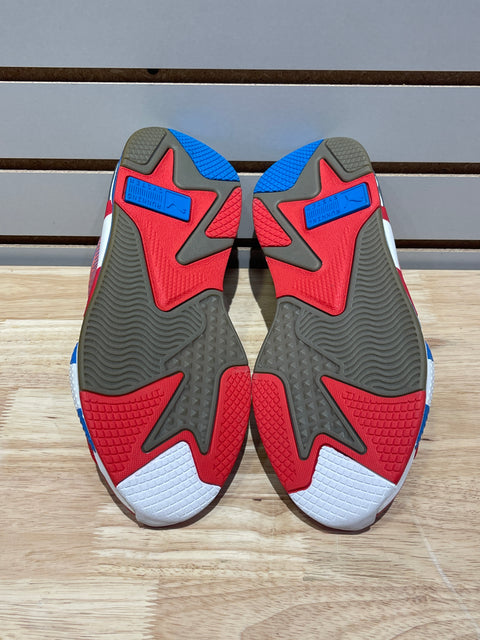Puma RS-X Retro Red Grey Indigo Sz 9
