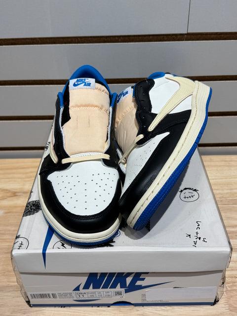 Jordan 1 Retro Low OG SP Fragment x Travis Scott Sz 11M