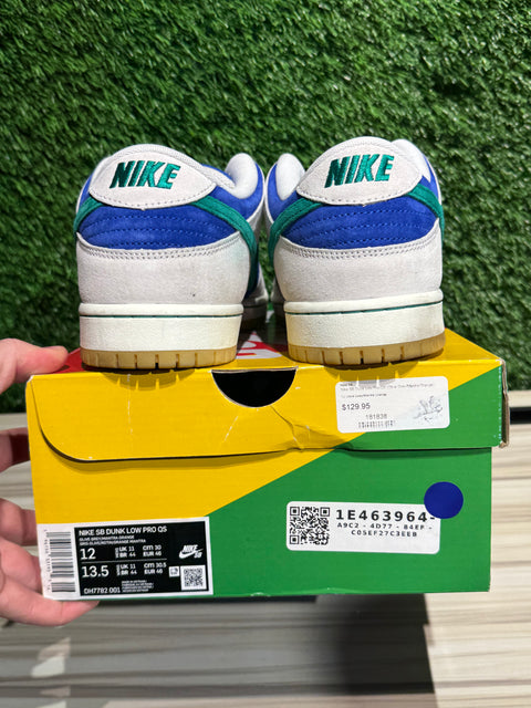 Nike SB Dunk Low Hyper Royal Malachite Sz 11.5M