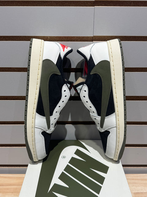 Jordan 1 Retro Low OG SP Travis Scott Olive (Women's) Sz 9M