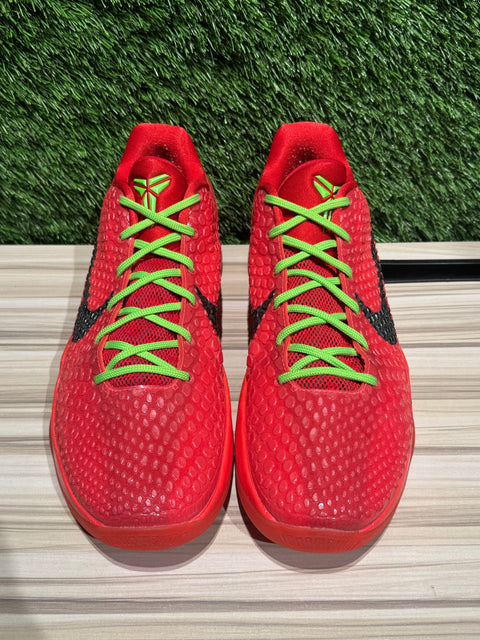 Nike Kobe 6 Protro Reverse Grinch Sz 10.5M