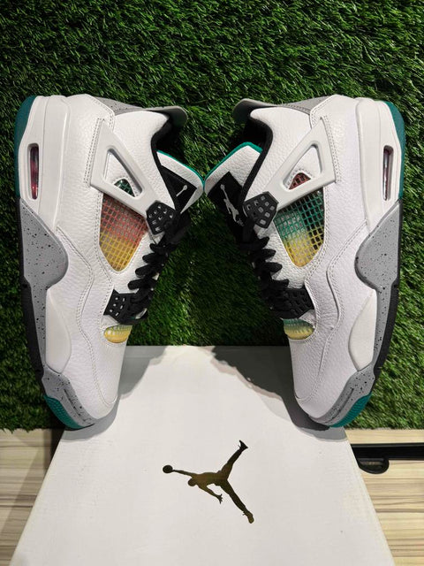 Jordan 4 Retro Lucid Green Rasta (Women's) Sz 9.5M/11W