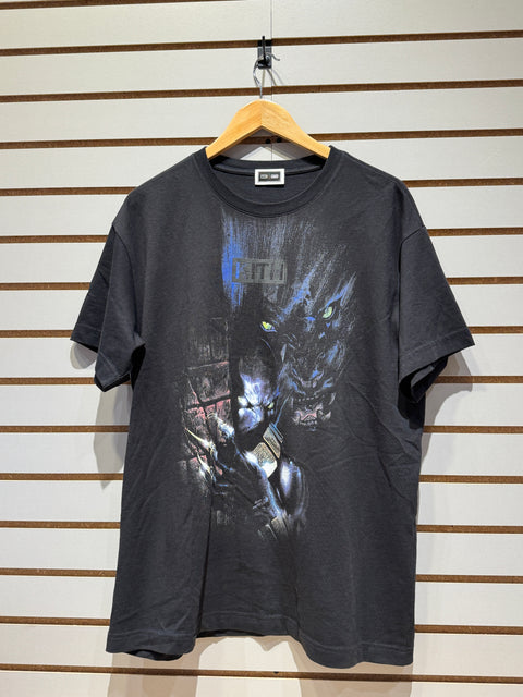 Kith x Marvel Black Panther Vintage Tee Black Sz L