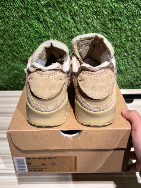 Nike Air Max 90 Off-White Desert Ore Sz 9M
