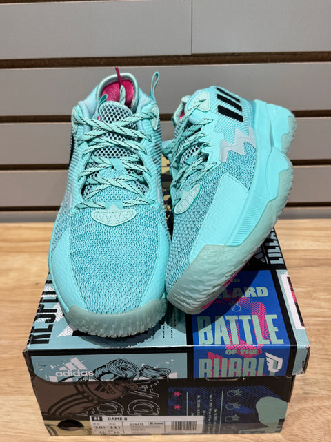 adidas Dame 8 Dame Dalla Light Blue Pink Sz 10.5
