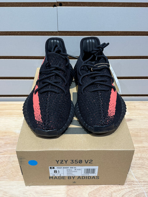 adidas Yeezy Boost 350 V2 Core Black Red Sz 8.5