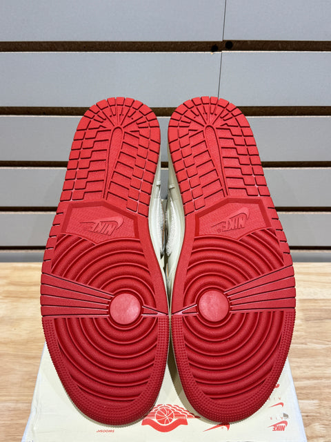 Jordan 1 Retro High Rare Air Sail Cinnabar (Women's) Sz 10.5